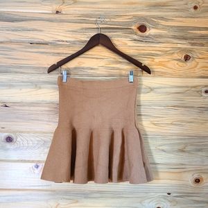 Shaci Blue Tan Mini Skirt Ladies Size Small